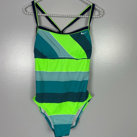 Nike Other - Nike racerback one piece swimsuit size 10